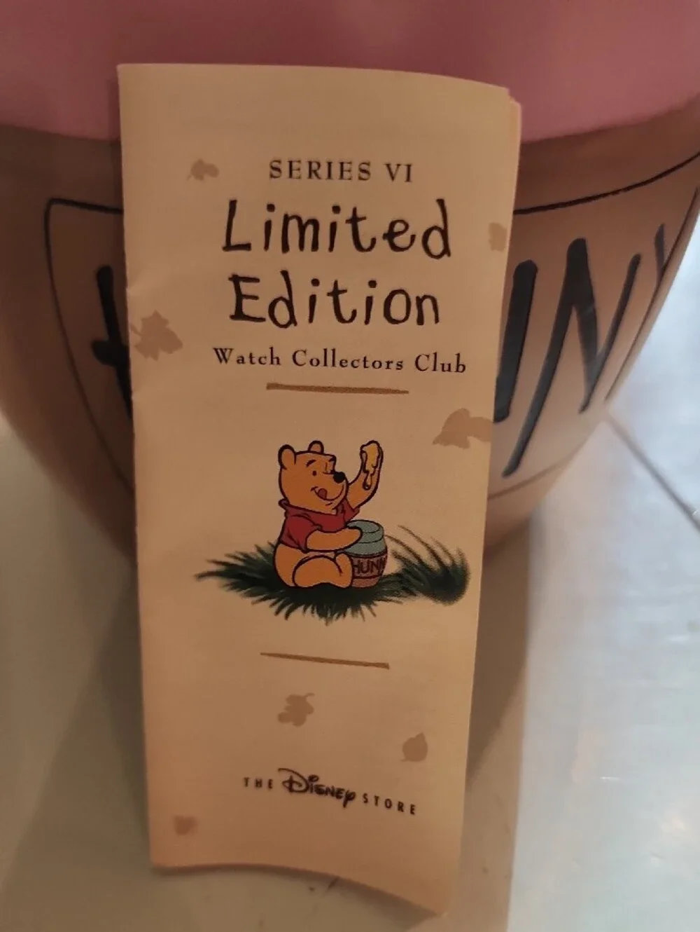 Disney Pooh & Piglet Collectable Watch With Hunny Pot.